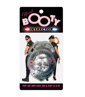 Значок полицейского Kheper Games Booty Inspector, серебристый - No Taboo