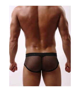 Труси чоловічі Star Night в сіточку, чорні, L - No Taboo