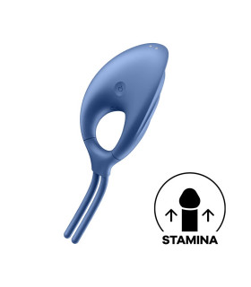 Ерекційне віброкільце Swordsman регульоване, блакитне, 14.2 х 5 см - No Taboo