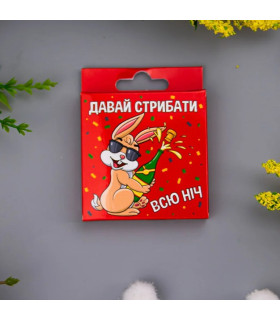 Латексный презерватив VidDushi Зайчик в яркой упаковке, 1 шт - No Taboo