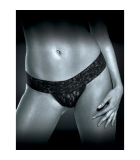 Вибратор в трусики Pipedream Fetish Fantasy с пультом, черный, 7 х 2 см - No Taboo