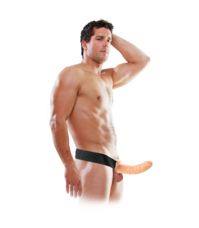 Фаллопротез реалістичний Pipedream Fetish Fantasy на ремінцях, бежевий, 20.5 х 5 см - No Taboo