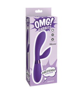 Вибратор-кролик Pipedream OMG! Rabbits фиолетовый, 20.9 см х 3.5 см - No Taboo