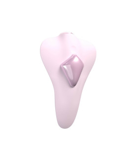 Вибратор в трусики Adrien Lastic Temptation с управлением из приложения, розовый, 8.7 х 5.4 см - No Taboo