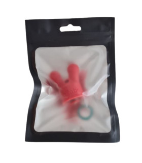 Насадка для попперса NO TABOO с клапаном, красный, размер S - No Taboo