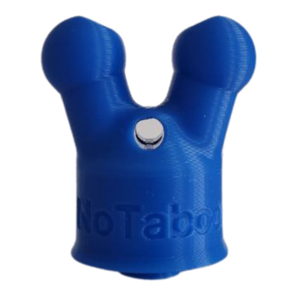 Насадка для попперса NO TABOO с клапаном, синяя, размер S (336918), zoom