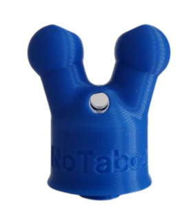 Насадка для попперса NO TABOO с клапаном, синяя, размер S - No Taboo