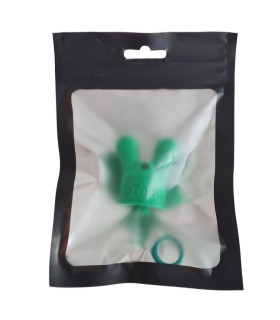 Насадка для попперса NO TABOO с клапаном, зеленая, размер S - No Taboo