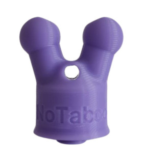 Насадка для попперса NO TABOO с клапаном, фиолетовая, размер S - No Taboo