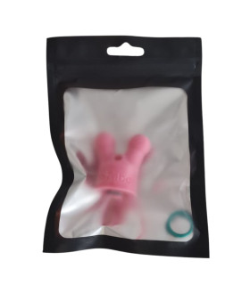 Насадка для попперса NO TABOO с клапаном, розовая, размер S - No Taboo