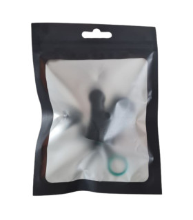 Насадка для попперса NO TABOO с клапаном, черная, размер S - No Taboo