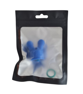 Насадка для попперса NO TABOO с клапаном, синяя, размер S - No Taboo