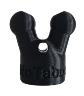 Насадка для попперса NO TABOO без клапана, черная, размер S - No Taboo