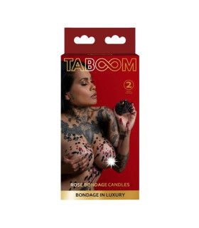 Свечи БДСМ низкотемпературные Taboom Rose Japanese Drip Candle, 2 шт - No Taboo