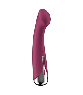 Вібратор для точки G Satisfyer Spinning G-Spot 1 з ротацією, червоний, 16.5 х 3.5 см - No Taboo