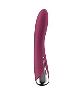 Вибратор для точки Satisfyer G Spinning Vibe 1 с ротацией, красный, 17.5 х 3.5 см - No Taboo
