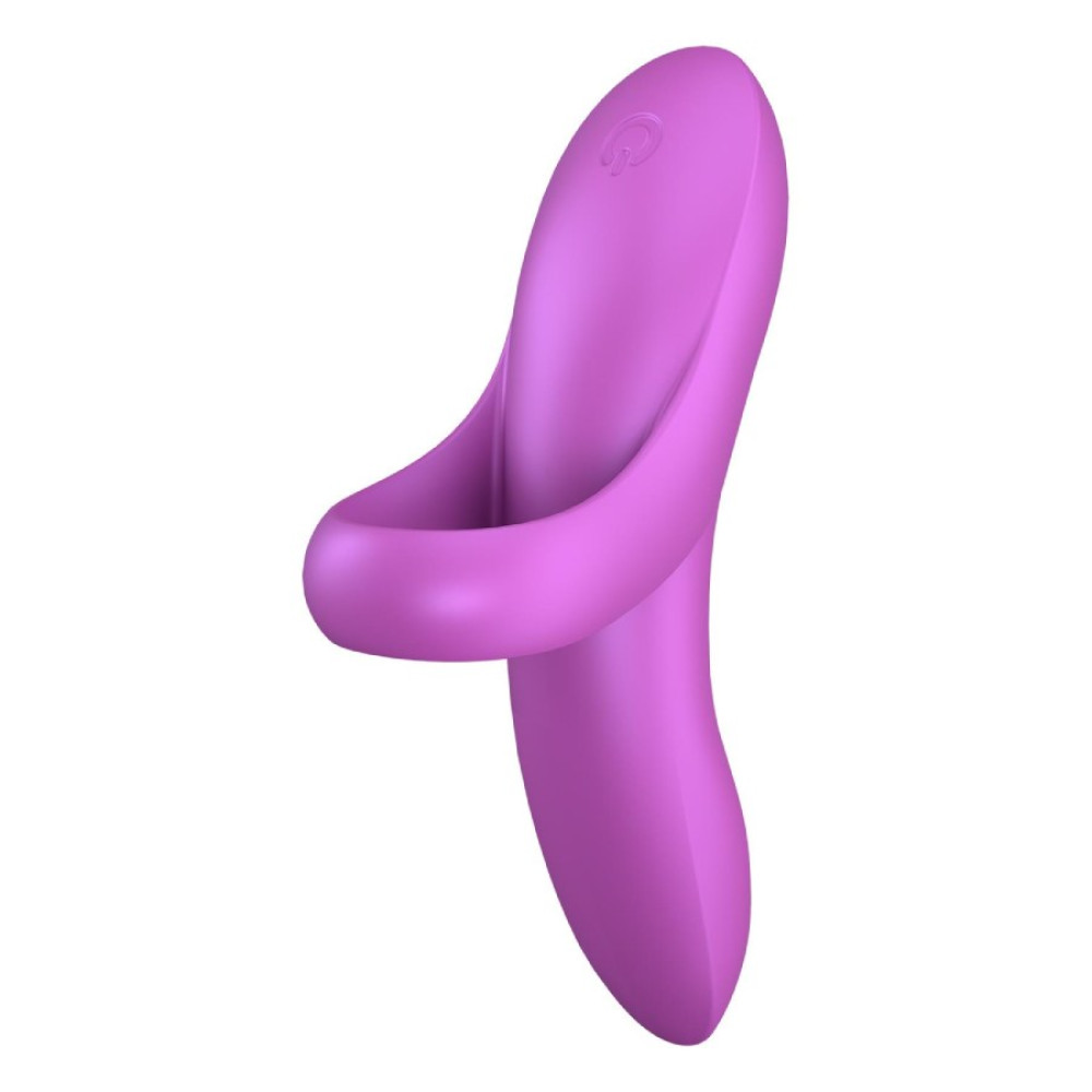 Вібратор на палець Satisfyer Bold Lover рожевий, 9 х 1.5 см (336979), zoom