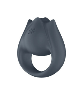 Вибратор на палец Satisfyer Perfect Pair 2 эрекционное кольцо, серое, 6.7 х 4.5 см - No Taboo