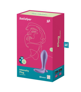 Анальний вібратор Satisfyer Intensity Plug з додатком, фіолетовий, 11.3 х 5 см - No Taboo