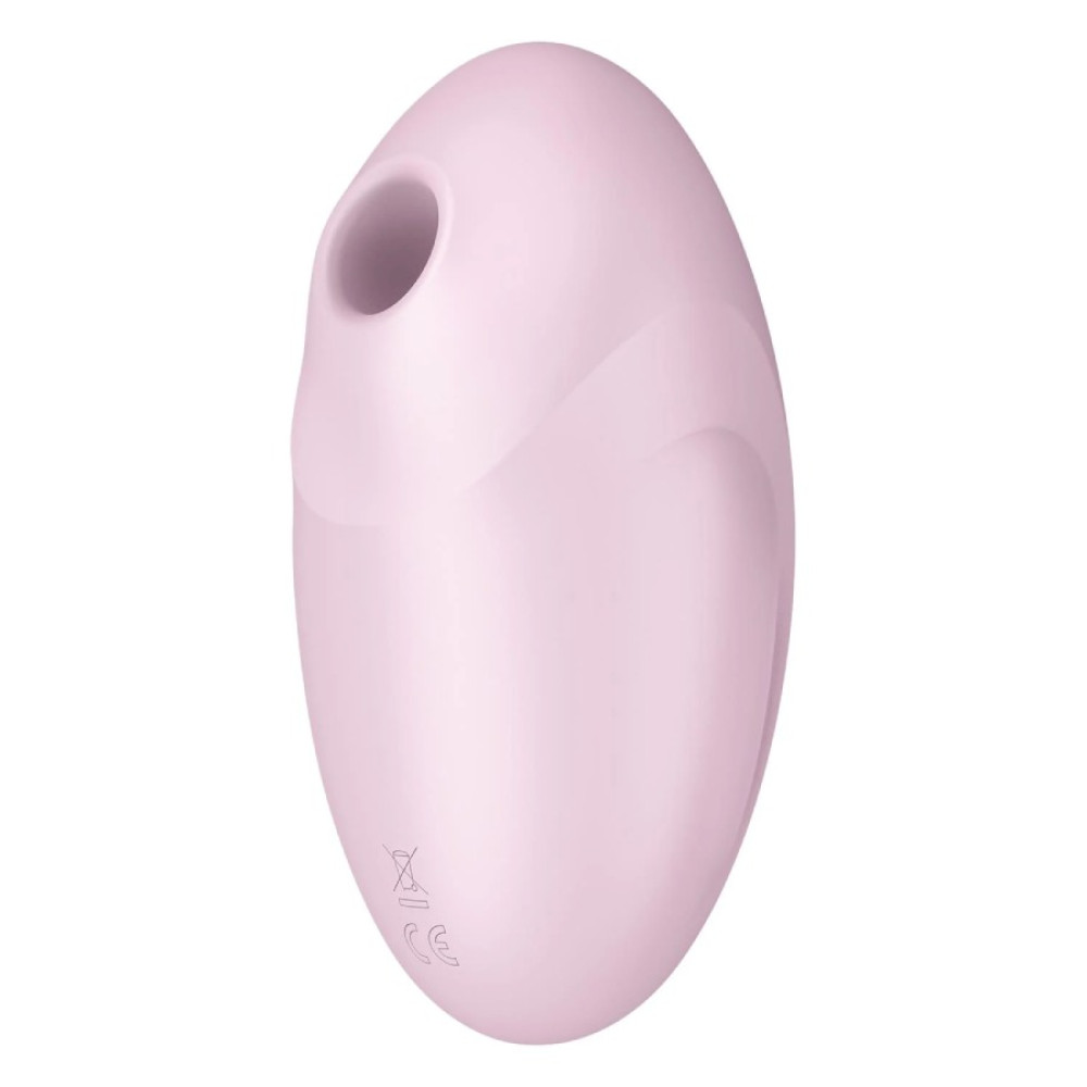 Вакуумний стимулятор клітора Satisfyer Vulva Lover 3 з вібрацією, рожевий, 11 х 6 см (336996), zoom
