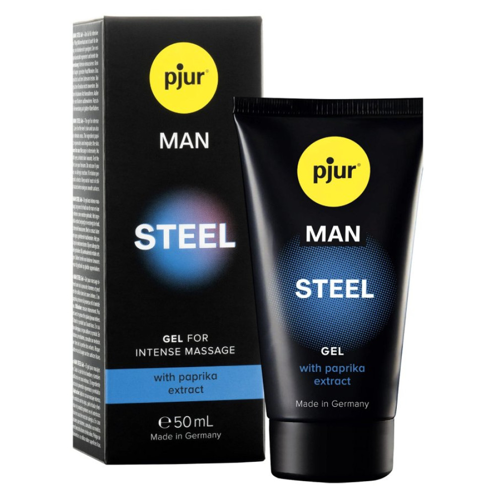 Стимулирующий гель Pjur Man Steel для мужчин, 50 мл (337030), zoom
