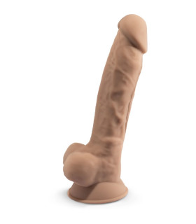 Фалоимитатор термореактивный Silexd The Original жидкий силикон, беж, 17.6 х 3.5 см - No Taboo