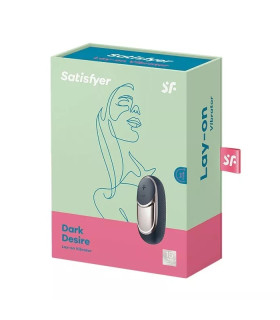 Мини-вибратор Satisfyer Dark Desire черный, 9.6 х 5 см - No Taboo