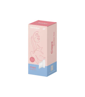 Вакуумный стимулятор Satisfyer Vulva Lover 1 с вибрацией, синий, 11.9 х 5.2 см - No Taboo