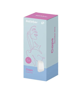 Сменная насадка на вакуумный стимулятор Satisfyer Number One Climax Tips, белая - No Taboo