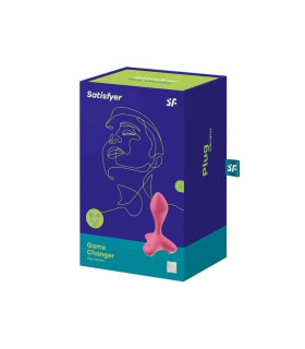 Анальная пробка Satisfyer Game Changer с вибрацией, розовая, 11.5 х 7.5 см - No Taboo