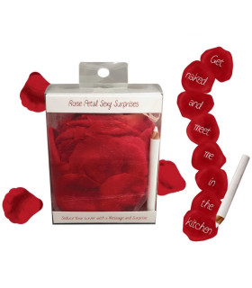Лепестки роз Kheper Games Sexy Surprises с карандашом, красные, 100 шт - No Taboo