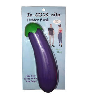 Скрытая фляга Kheper Games в виде Баклажана, фиолетовая, 300 мл - No Taboo