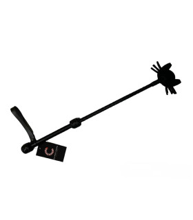 Стек Котик Candy Hero кожаный, черный, 53 см - No Taboo