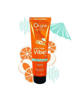 Съедобный лубрикант с эффектом вибрации Orgie со вкусом Секс на Пляже, 100 мл - No Taboo
