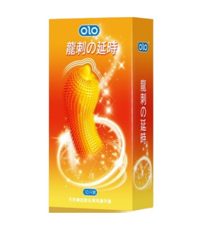 Презервативы ребристые OLO 2080 со стимуляцией точки G и пролонгирующим эффектом, 10 шт - No Taboo