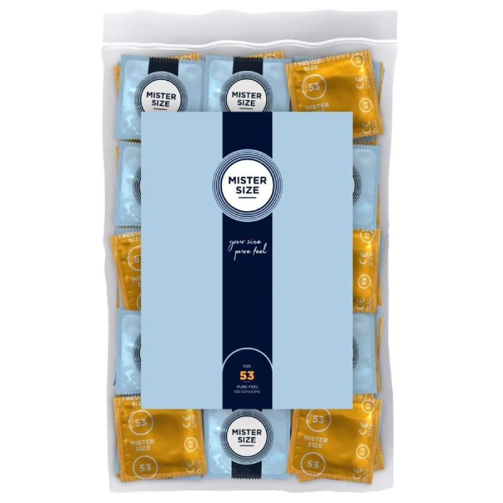 Презервативы латексные Mister Size Regular 53 мм, 1 шт (333993), zoom