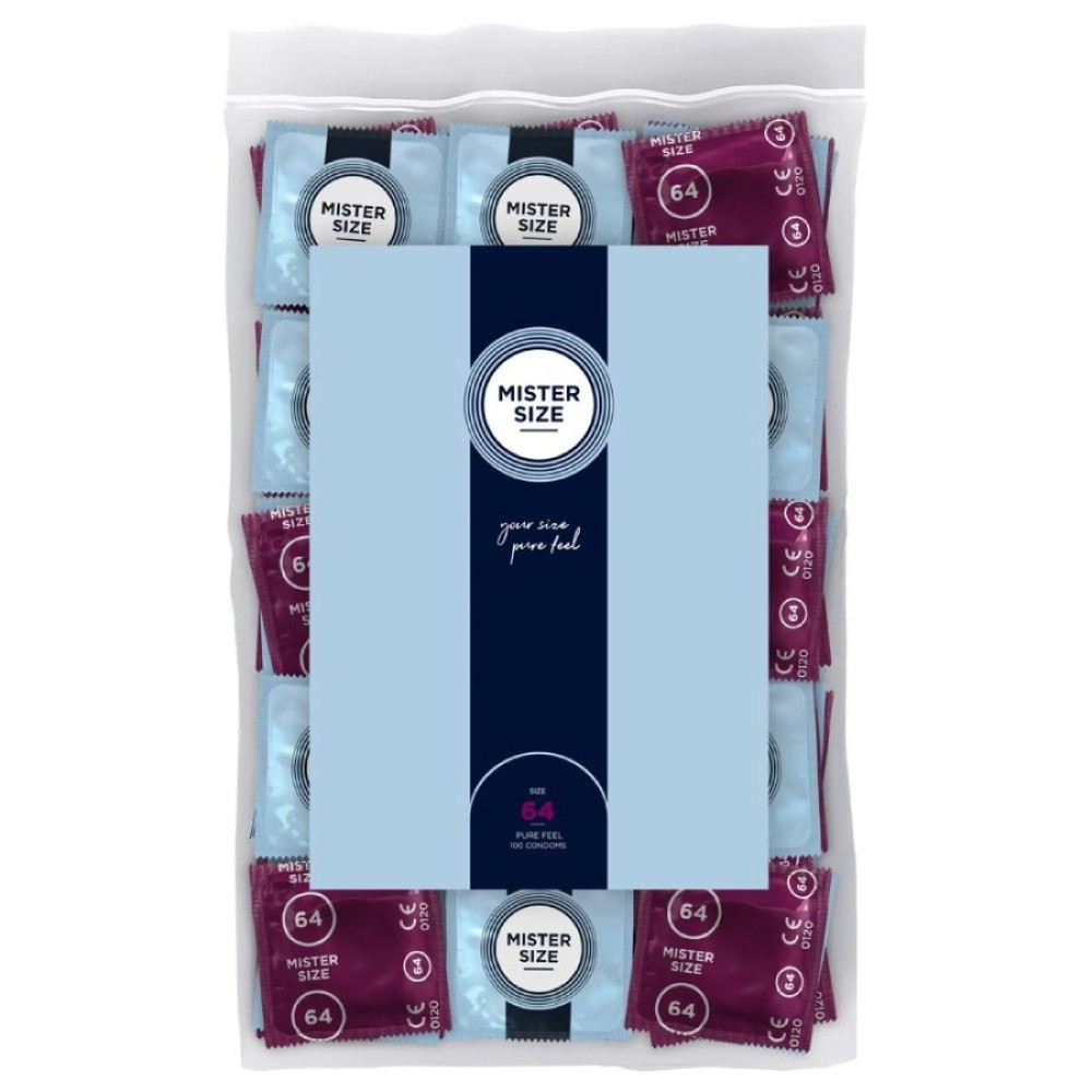 Презервативы латексные Mister Size Large 64 мм, 1 шт (333996), zoom