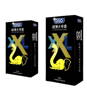 Презервативы ультра тонкие OLO с гиалороновой кислотой XXL, 10шт/уп - No Taboo