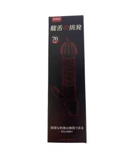 Насадка на член OLO з лубрикантом, прозора - No Taboo