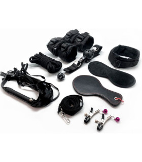 Набор БДСМ Alive Fury черный, 10 предметов - No Taboo