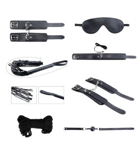 Набор БДСМ Alive Secret Desires черный, 8 предметов - No Taboo