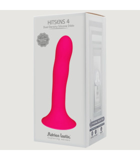 Фаллоимитатор Adrien Lastic Hitsens 4 термореактивный, розовый, 17.8 х 3.7 см - No Taboo