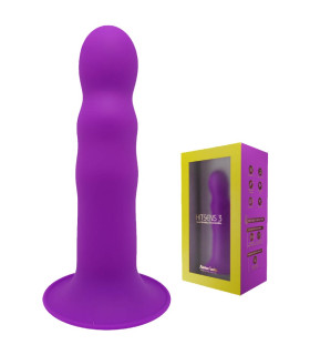 Фаллоимитатор Adrien Lastic Hitsens 3 термореактивный, фиолетовый, 18.2 х 4.2 см - No Taboo