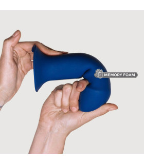 Фаллоимитатор Adrien Lastic Hitsens 1 термореактивный, голубой, 17.7 х 4.5 см - No Taboo