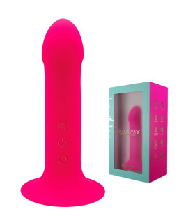 Вибратор Adrien Lastic Hitsens 2 на присоске, розовый, 17.2 х 4 см - No Taboo