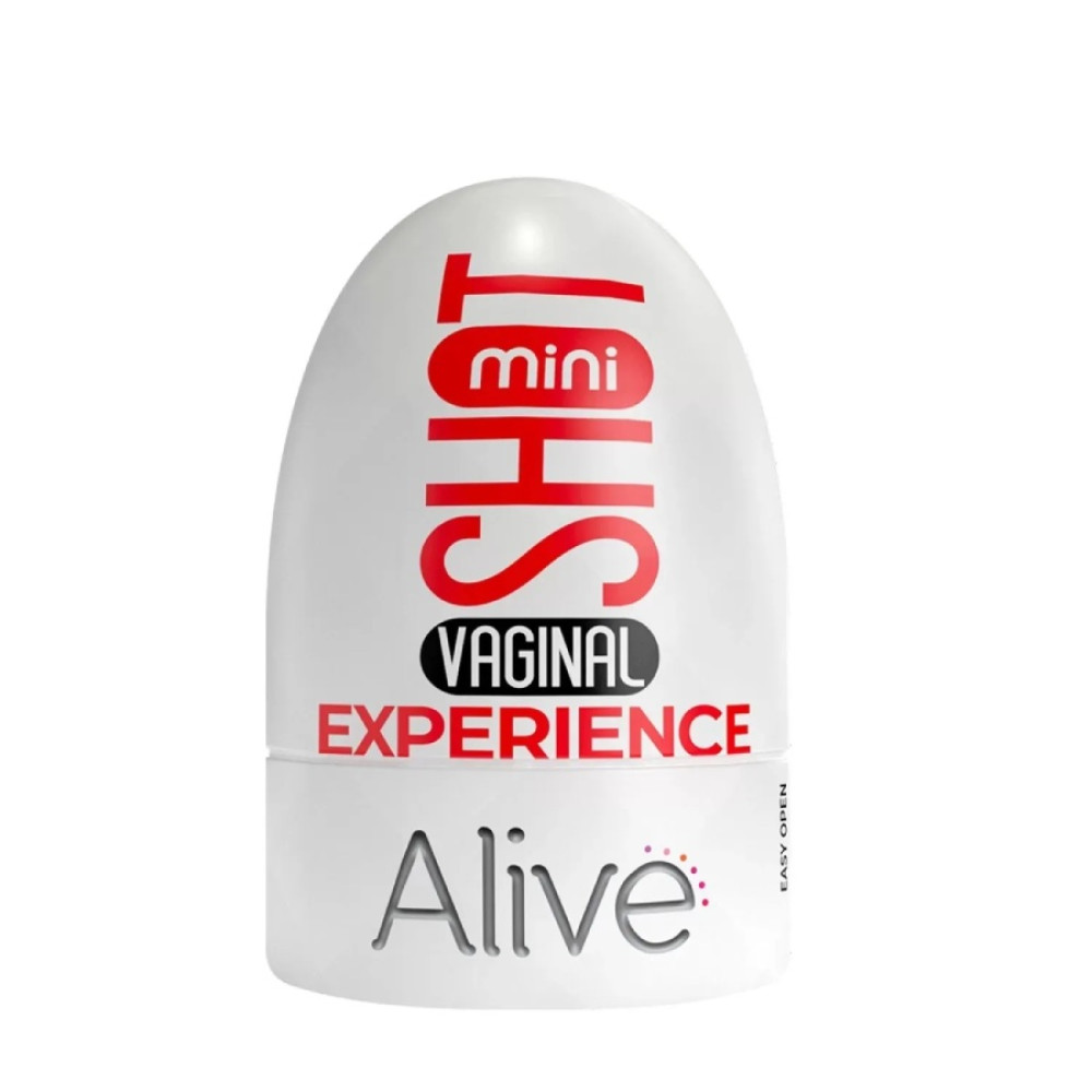 Мини мастурбатор Alive вагина, бежевый, 8.5 х 5 см (335155), zoom