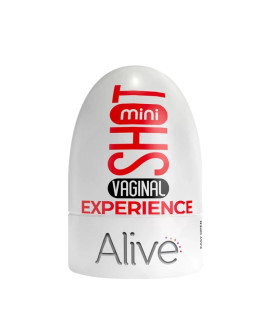 Мини мастурбатор Alive вагина, бежевый, 8.5 х 5 см - No Taboo