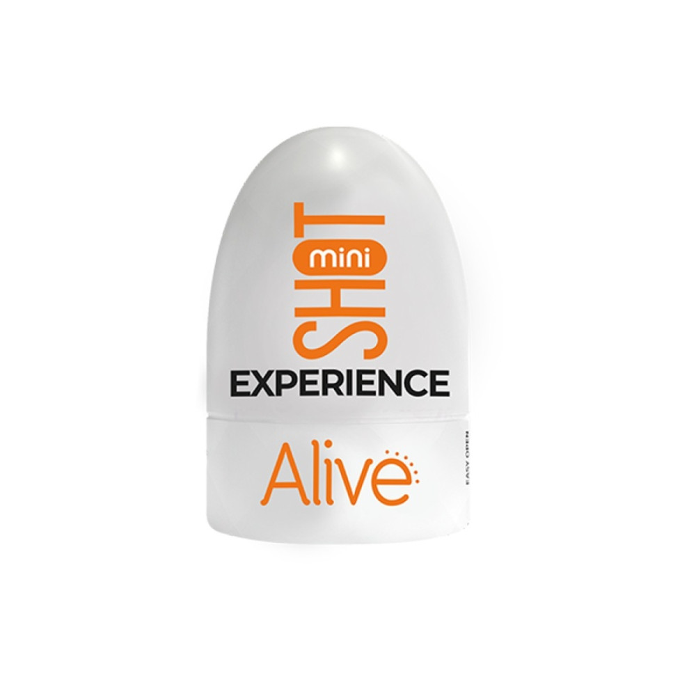 Мини мастурбатор Alive Shot, бежевый, 8.5 х 5 см (335157), zoom
