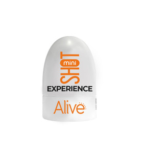 Мини мастурбатор Alive Shot, бежевый, 8.5 х 5 см - No Taboo