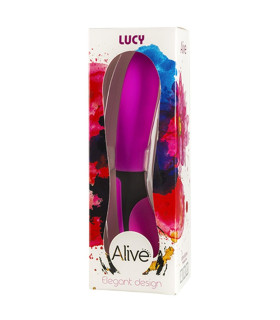 Вибратор Alive Lucy для точки G, фиолетовый, 18 х 3.3 см - No Taboo